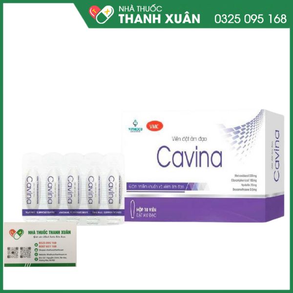 Viên đặt âm đạo Cavina - Điều trị nhiễm khuẩn, nhiễm nấm và viêm âm đạo